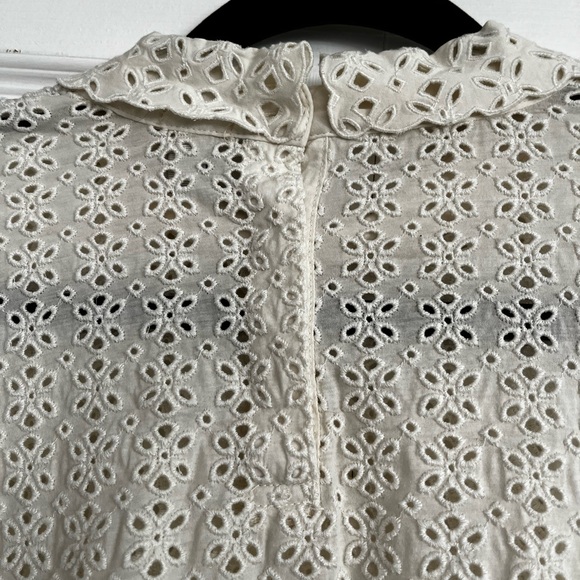 J. Crew Ivory Eyelet Blouse - Picture 4 of 7